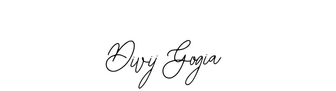 You should practise on your own different ways (Bearetta-2O07w) to write your name (Divij Gogia) in signature. don't let someone else do it for you. Divij Gogia signature style 12 images and pictures png
