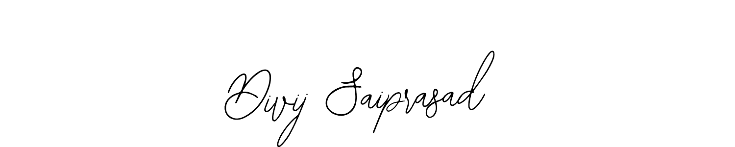 if you are searching for the best signature style for your name Divij Saiprasad. so please give up your signature search. here we have designed multiple signature styles  using Bearetta-2O07w. Divij Saiprasad signature style 12 images and pictures png