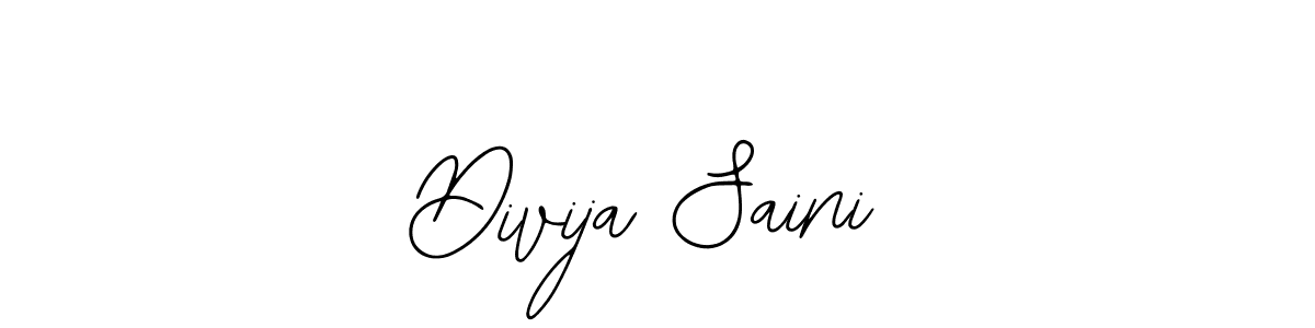 Also You can easily find your signature by using the search form. We will create Divija Saini name handwritten signature images for you free of cost using Bearetta-2O07w sign style. Divija Saini signature style 12 images and pictures png