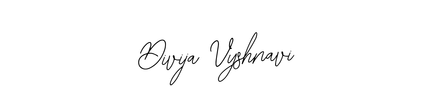 How to make Divija Vyshnavi signature? Bearetta-2O07w is a professional autograph style. Create handwritten signature for Divija Vyshnavi name. Divija Vyshnavi signature style 12 images and pictures png