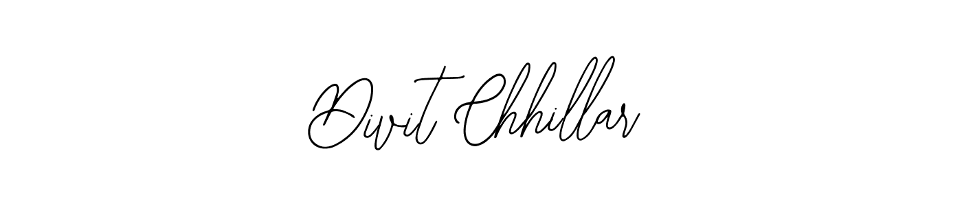 You can use this online signature creator to create a handwritten signature for the name Divit Chhillar. This is the best online autograph maker. Divit Chhillar signature style 12 images and pictures png