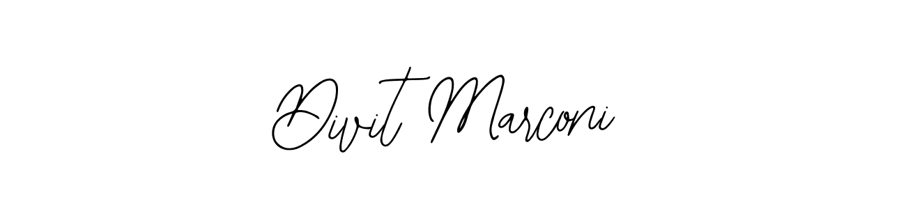 Divit Marconi stylish signature style. Best Handwritten Sign (Bearetta-2O07w) for my name. Handwritten Signature Collection Ideas for my name Divit Marconi. Divit Marconi signature style 12 images and pictures png