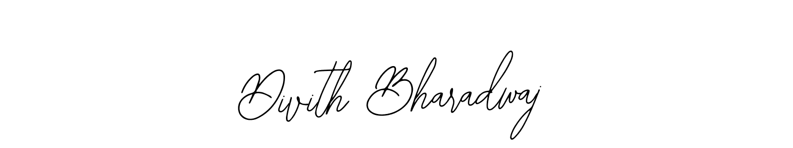 Make a beautiful signature design for name Divith Bharadwaj. With this signature (Bearetta-2O07w) style, you can create a handwritten signature for free. Divith Bharadwaj signature style 12 images and pictures png