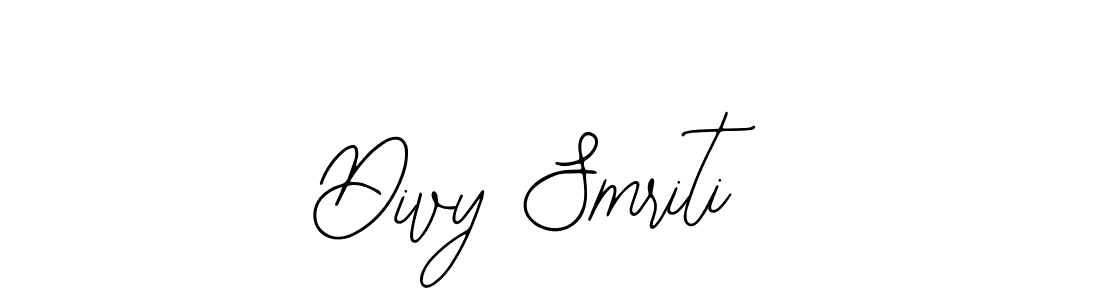 Divy Smriti stylish signature style. Best Handwritten Sign (Bearetta-2O07w) for my name. Handwritten Signature Collection Ideas for my name Divy Smriti. Divy Smriti signature style 12 images and pictures png