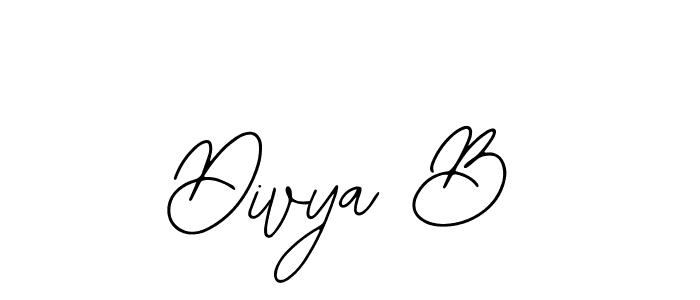 Make a beautiful signature design for name Divya B. Use this online signature maker to create a handwritten signature for free. Divya B signature style 12 images and pictures png