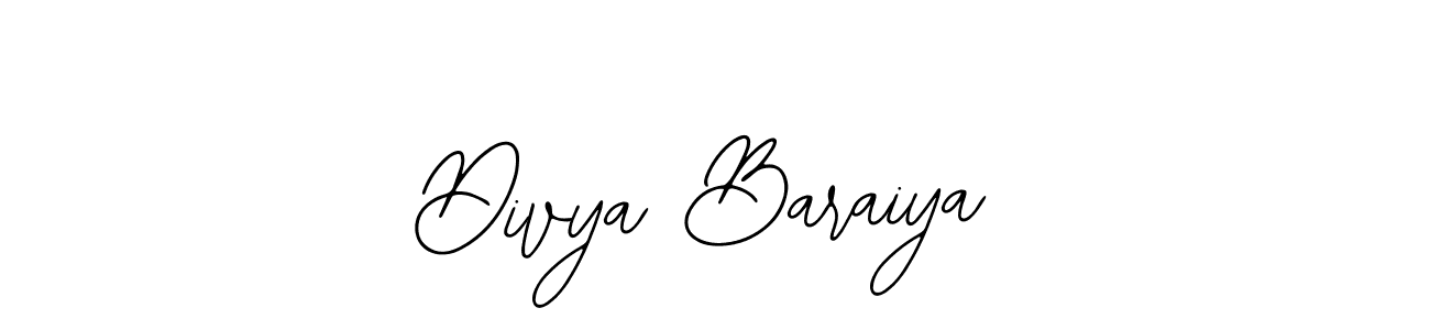 This is the best signature style for the Divya Baraiya name. Also you like these signature font (Bearetta-2O07w). Mix name signature. Divya Baraiya signature style 12 images and pictures png