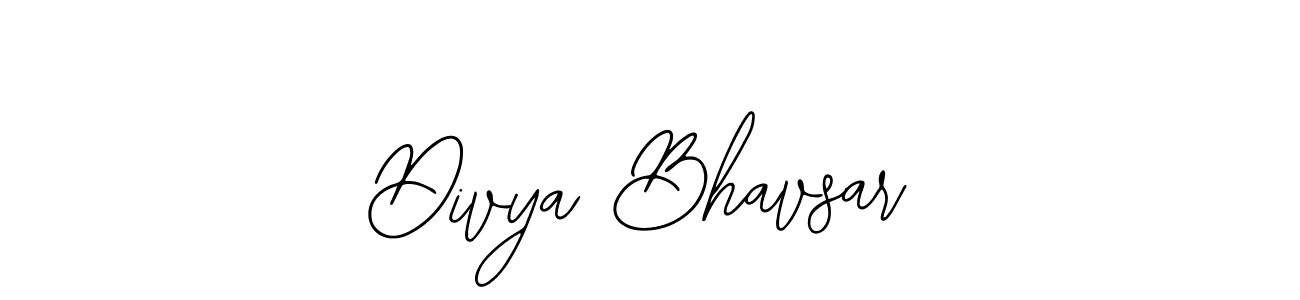 Bearetta-2O07w is a professional signature style that is perfect for those who want to add a touch of class to their signature. It is also a great choice for those who want to make their signature more unique. Get Divya Bhavsar name to fancy signature for free. Divya Bhavsar signature style 12 images and pictures png