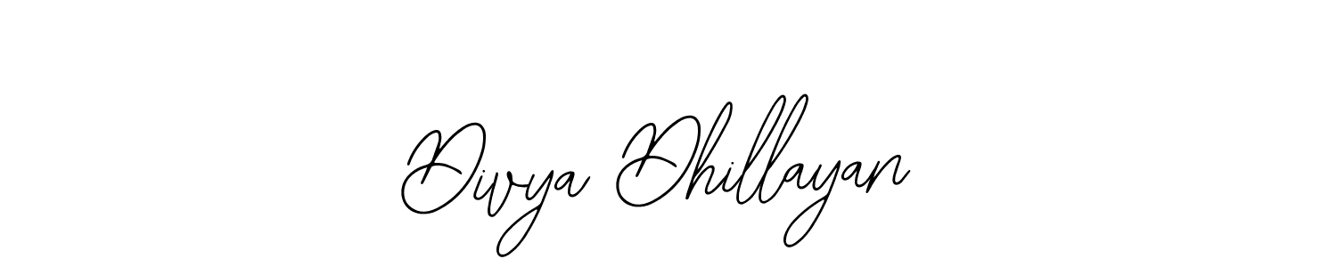 Use a signature maker to create a handwritten signature online. With this signature software, you can design (Bearetta-2O07w) your own signature for name Divya Dhillayan. Divya Dhillayan signature style 12 images and pictures png