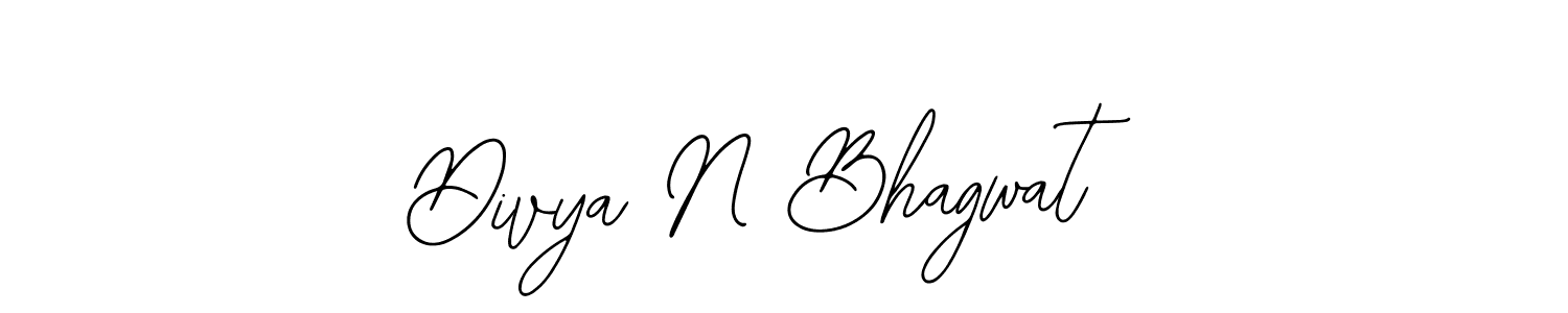 Divya N Bhagwat stylish signature style. Best Handwritten Sign (Bearetta-2O07w) for my name. Handwritten Signature Collection Ideas for my name Divya N Bhagwat. Divya N Bhagwat signature style 12 images and pictures png