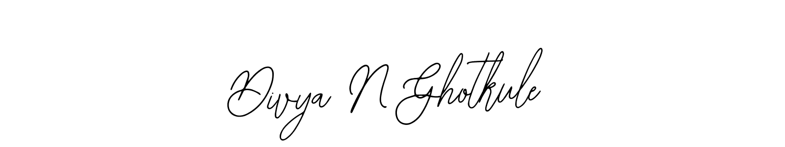 Use a signature maker to create a handwritten signature online. With this signature software, you can design (Bearetta-2O07w) your own signature for name Divya N Ghotkule. Divya N Ghotkule signature style 12 images and pictures png