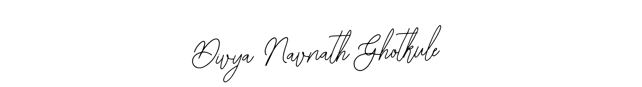 Also You can easily find your signature by using the search form. We will create Divya Navnath Ghotkule name handwritten signature images for you free of cost using Bearetta-2O07w sign style. Divya Navnath Ghotkule signature style 12 images and pictures png