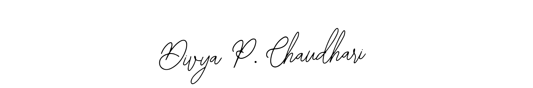 Similarly Bearetta-2O07w is the best handwritten signature design. Signature creator online .You can use it as an online autograph creator for name Divya P. Chaudhari. Divya P. Chaudhari signature style 12 images and pictures png