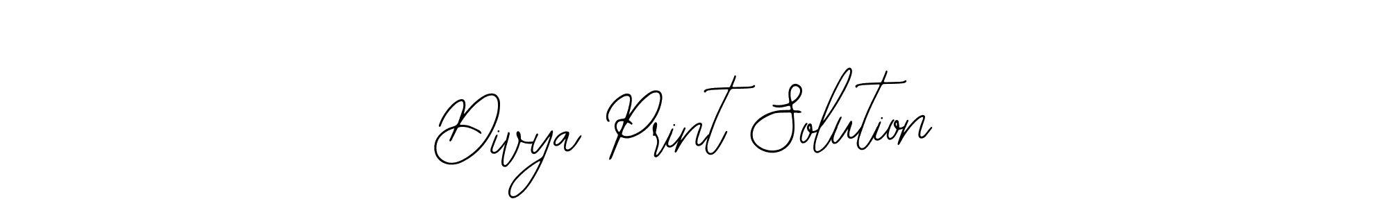 It looks lik you need a new signature style for name Divya Print Solution. Design unique handwritten (Bearetta-2O07w) signature with our free signature maker in just a few clicks. Divya Print Solution signature style 12 images and pictures png