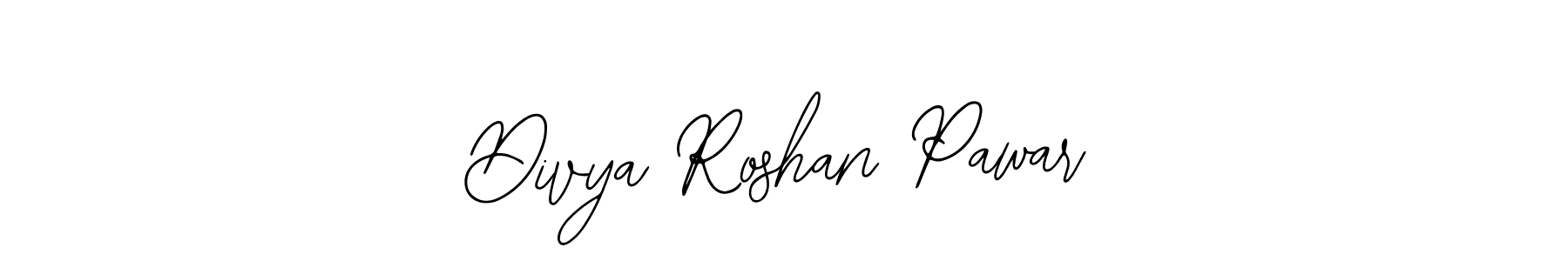 Similarly Bearetta-2O07w is the best handwritten signature design. Signature creator online .You can use it as an online autograph creator for name Divya Roshan Pawar. Divya Roshan Pawar signature style 12 images and pictures png