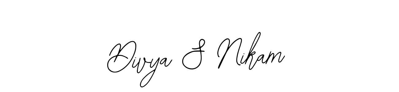 How to make Divya S Nikam signature? Bearetta-2O07w is a professional autograph style. Create handwritten signature for Divya S Nikam name. Divya S Nikam signature style 12 images and pictures png