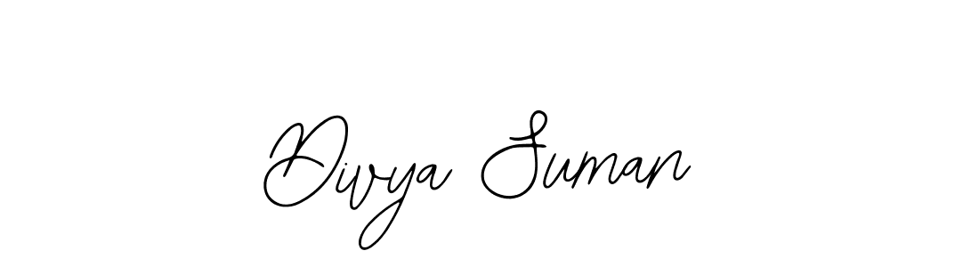 Also we have Divya Suman name is the best signature style. Create professional handwritten signature collection using Bearetta-2O07w autograph style. Divya Suman signature style 12 images and pictures png