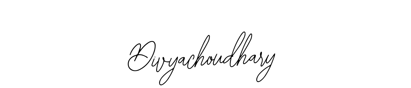 How to make Divyachoudhary signature? Bearetta-2O07w is a professional autograph style. Create handwritten signature for Divyachoudhary name. Divyachoudhary signature style 12 images and pictures png