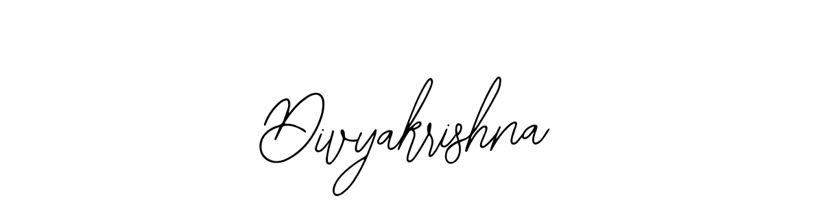 Use a signature maker to create a handwritten signature online. With this signature software, you can design (Bearetta-2O07w) your own signature for name Divyakrishna. Divyakrishna signature style 12 images and pictures png