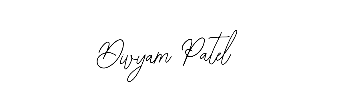 Use a signature maker to create a handwritten signature online. With this signature software, you can design (Bearetta-2O07w) your own signature for name Divyam Patel. Divyam Patel signature style 12 images and pictures png