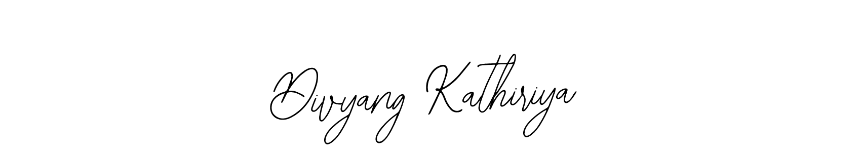 Divyang Kathiriya stylish signature style. Best Handwritten Sign (Bearetta-2O07w) for my name. Handwritten Signature Collection Ideas for my name Divyang Kathiriya. Divyang Kathiriya signature style 12 images and pictures png