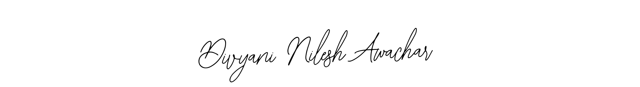 Also we have Divyani Nilesh Awachar name is the best signature style. Create professional handwritten signature collection using Bearetta-2O07w autograph style. Divyani Nilesh Awachar signature style 12 images and pictures png