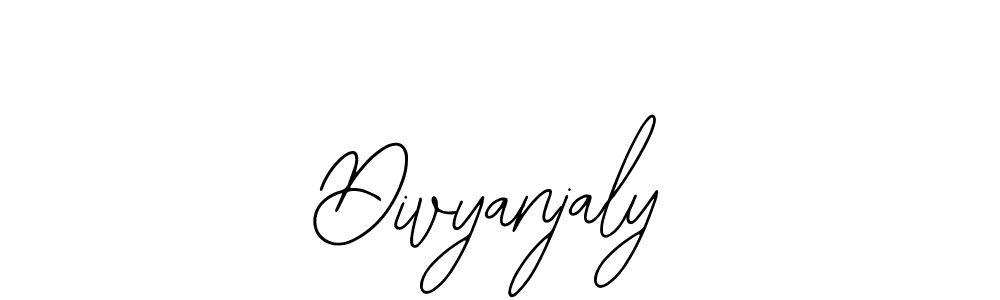 Use a signature maker to create a handwritten signature online. With this signature software, you can design (Bearetta-2O07w) your own signature for name Divyanjaly. Divyanjaly signature style 12 images and pictures png