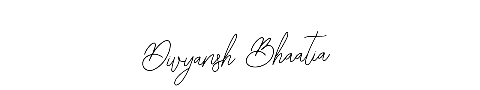 Here are the top 10 professional signature styles for the name Divyansh Bhaatia. These are the best autograph styles you can use for your name. Divyansh Bhaatia signature style 12 images and pictures png