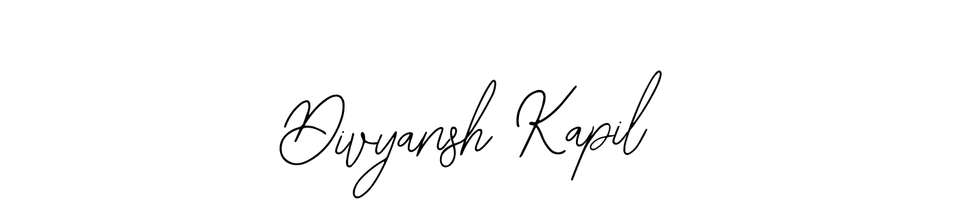 Make a beautiful signature design for name Divyansh Kapil. Use this online signature maker to create a handwritten signature for free. Divyansh Kapil signature style 12 images and pictures png