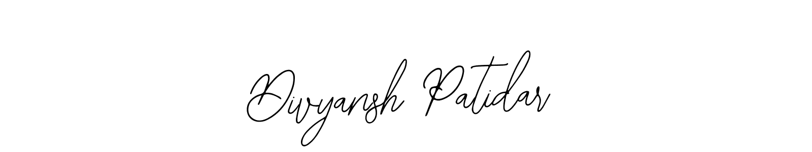 Make a beautiful signature design for name Divyansh Patidar. With this signature (Bearetta-2O07w) style, you can create a handwritten signature for free. Divyansh Patidar signature style 12 images and pictures png