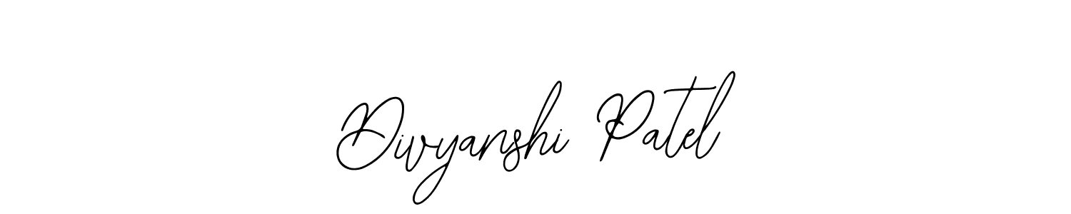Also You can easily find your signature by using the search form. We will create Divyanshi Patel name handwritten signature images for you free of cost using Bearetta-2O07w sign style. Divyanshi Patel signature style 12 images and pictures png