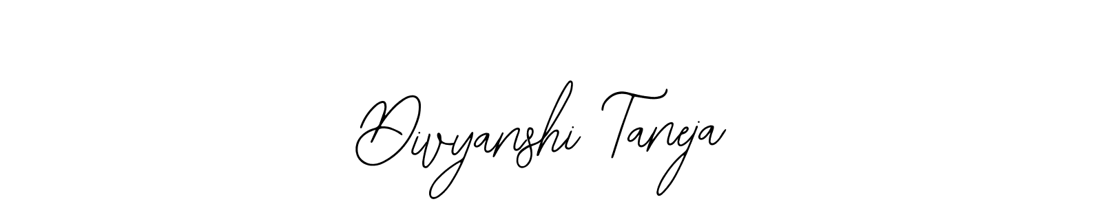 Divyanshi Taneja stylish signature style. Best Handwritten Sign (Bearetta-2O07w) for my name. Handwritten Signature Collection Ideas for my name Divyanshi Taneja. Divyanshi Taneja signature style 12 images and pictures png