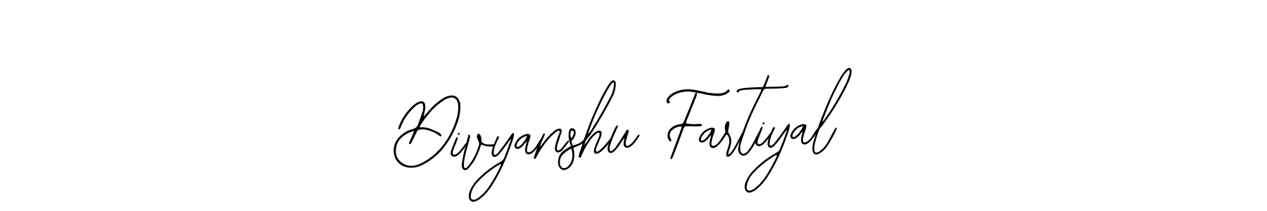 Also we have Divyanshu Fartiyal name is the best signature style. Create professional handwritten signature collection using Bearetta-2O07w autograph style. Divyanshu Fartiyal signature style 12 images and pictures png