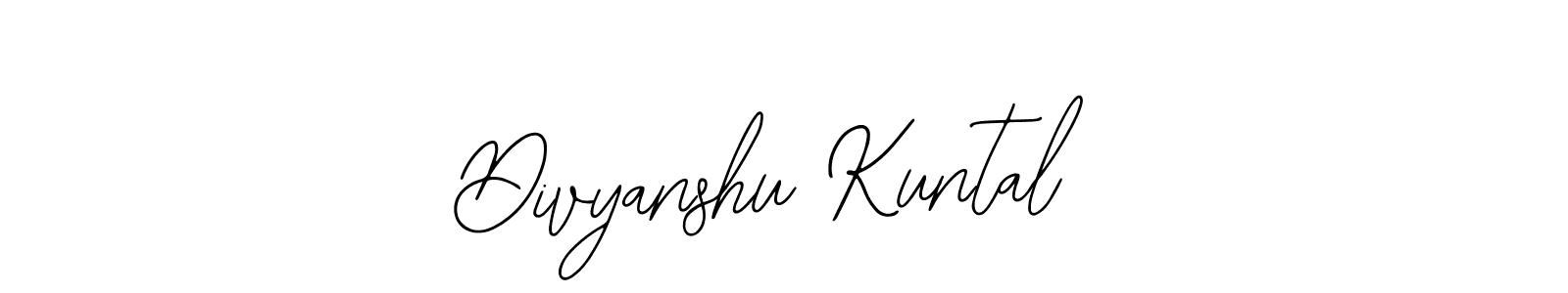 Make a beautiful signature design for name Divyanshu Kuntal. Use this online signature maker to create a handwritten signature for free. Divyanshu Kuntal signature style 12 images and pictures png