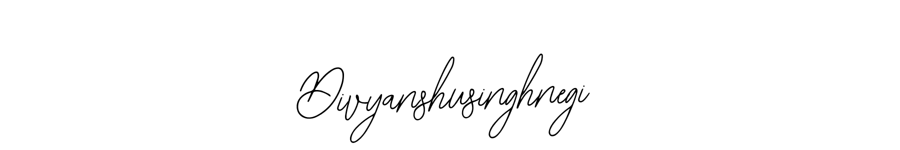 Also we have Divyanshusinghnegi name is the best signature style. Create professional handwritten signature collection using Bearetta-2O07w autograph style. Divyanshusinghnegi signature style 12 images and pictures png