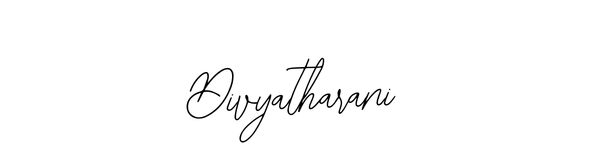 How to make Divyatharani signature? Bearetta-2O07w is a professional autograph style. Create handwritten signature for Divyatharani name. Divyatharani signature style 12 images and pictures png