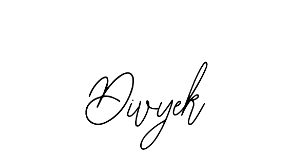 Make a beautiful signature design for name Divyek. With this signature (Bearetta-2O07w) style, you can create a handwritten signature for free. Divyek signature style 12 images and pictures png