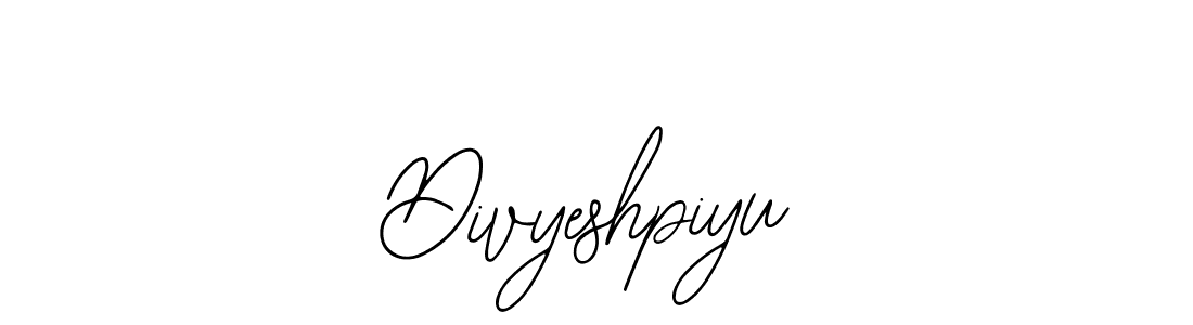 Use a signature maker to create a handwritten signature online. With this signature software, you can design (Bearetta-2O07w) your own signature for name Divyeshpiyu. Divyeshpiyu signature style 12 images and pictures png