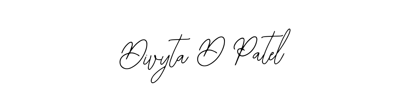 Use a signature maker to create a handwritten signature online. With this signature software, you can design (Bearetta-2O07w) your own signature for name Divyta D Patel. Divyta D Patel signature style 12 images and pictures png