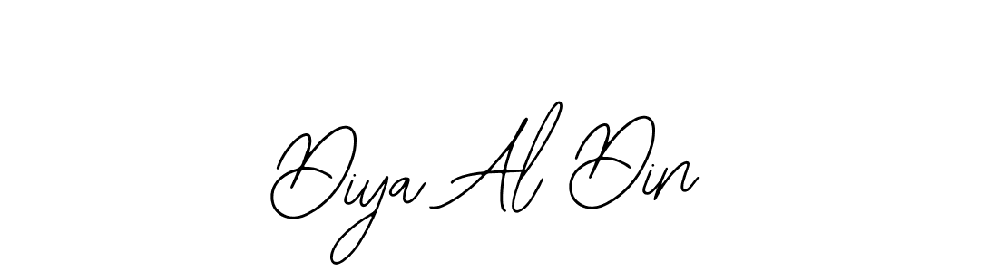 Similarly Bearetta-2O07w is the best handwritten signature design. Signature creator online .You can use it as an online autograph creator for name Diya Al Din. Diya Al Din signature style 12 images and pictures png