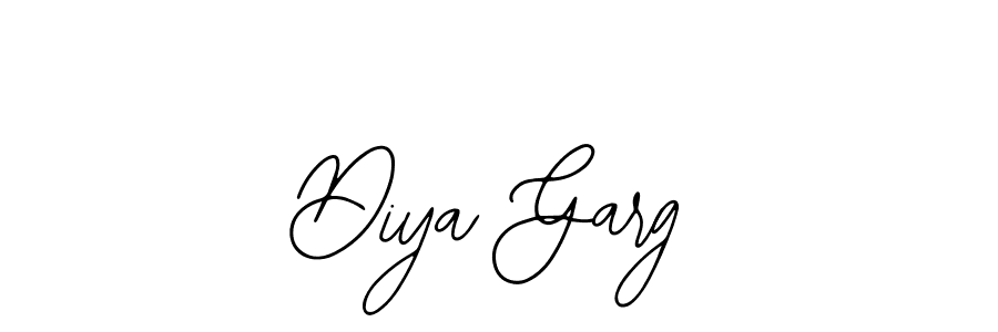 Diya Garg stylish signature style. Best Handwritten Sign (Bearetta-2O07w) for my name. Handwritten Signature Collection Ideas for my name Diya Garg. Diya Garg signature style 12 images and pictures png