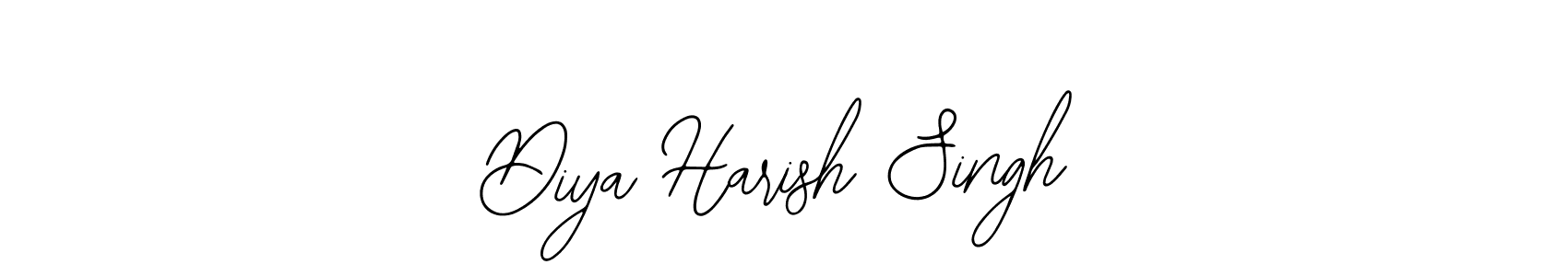if you are searching for the best signature style for your name Diya Harish Singh. so please give up your signature search. here we have designed multiple signature styles  using Bearetta-2O07w. Diya Harish Singh signature style 12 images and pictures png