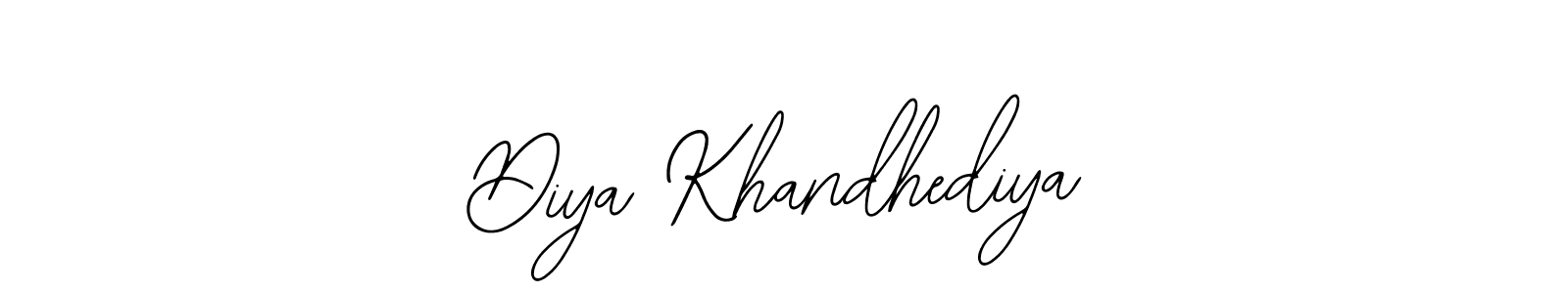 It looks lik you need a new signature style for name Diya Khandhediya. Design unique handwritten (Bearetta-2O07w) signature with our free signature maker in just a few clicks. Diya Khandhediya signature style 12 images and pictures png