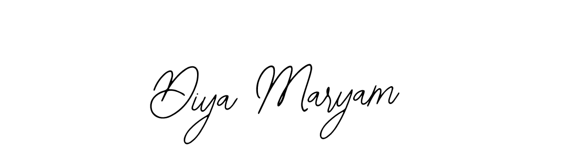 Make a short Diya Maryam signature style. Manage your documents anywhere anytime using Bearetta-2O07w. Create and add eSignatures, submit forms, share and send files easily. Diya Maryam signature style 12 images and pictures png