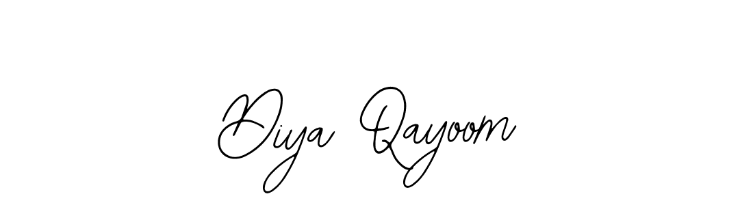 Create a beautiful signature design for name Diya Qayoom. With this signature (Bearetta-2O07w) fonts, you can make a handwritten signature for free. Diya Qayoom signature style 12 images and pictures png