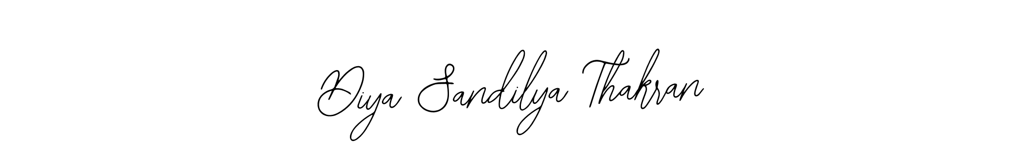 Also You can easily find your signature by using the search form. We will create Diya Sandilya Thakran name handwritten signature images for you free of cost using Bearetta-2O07w sign style. Diya Sandilya Thakran signature style 12 images and pictures png