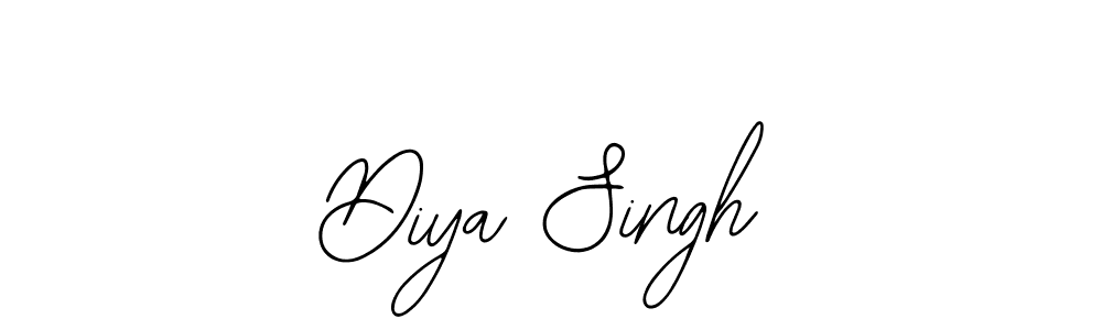 The best way (Bearetta-2O07w) to make a short signature is to pick only two or three words in your name. The name Diya Singh include a total of six letters. For converting this name. Diya Singh signature style 12 images and pictures png