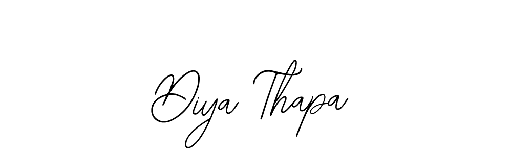 Make a short Diya Thapa signature style. Manage your documents anywhere anytime using Bearetta-2O07w. Create and add eSignatures, submit forms, share and send files easily. Diya Thapa signature style 12 images and pictures png