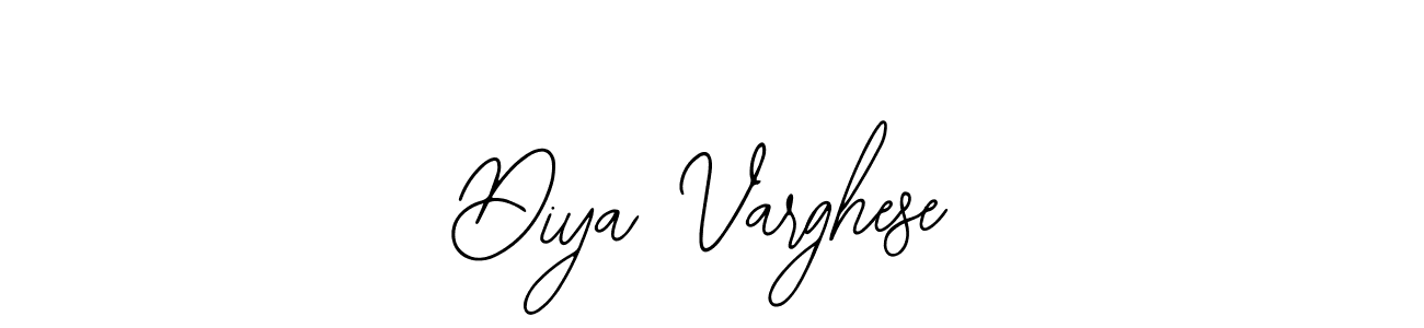 Also we have Diya Varghese name is the best signature style. Create professional handwritten signature collection using Bearetta-2O07w autograph style. Diya Varghese signature style 12 images and pictures png