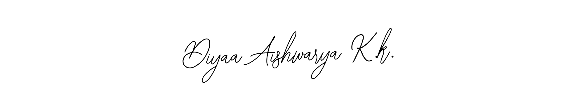 Best and Professional Signature Style for Diyaa Aishwarya K.k.. Bearetta-2O07w Best Signature Style Collection. Diyaa Aishwarya K.k. signature style 12 images and pictures png