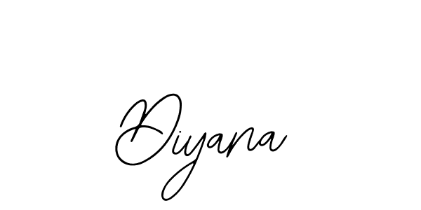 You should practise on your own different ways (Bearetta-2O07w) to write your name (Diyana) in signature. don't let someone else do it for you. Diyana signature style 12 images and pictures png